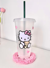 Load image into Gallery viewer, Personalized Hello Kitty Bundle | Starbucks Cup | Keyring
