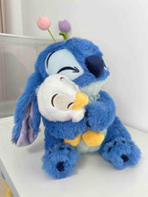 Load image into Gallery viewer, Stitch Holding Duck Plushie | Stitch Hug Donald Duck