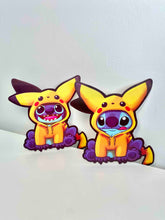 Load image into Gallery viewer, Stitch 3D Sticker | Car Stickers | Bumper | Pikachu Stitch Sticker