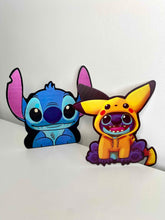 Load image into Gallery viewer, Stitch 3D Sticker | Car Stickers | Bumper | Pikachu Stitch Sticker