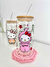 Load image into Gallery viewer, Christmas Hello Kitty Glass Can 16+OZ | Gingerbread | Grinch