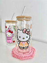 Load image into Gallery viewer, Christmas Hello Kitty Glass Can 16+OZ | Gingerbread | Grinch