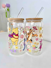 Load image into Gallery viewer, Winnie the Pooh Glass Can 16+OZ | Winnie and Friends Glass