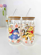 Load image into Gallery viewer, Winnie the Pooh Glass Can 16+OZ | Winnie and Friends Glass