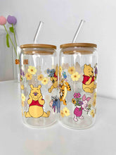 Load image into Gallery viewer, Winnie the Pooh Glass Can 16+OZ | Winnie and Friends Glass