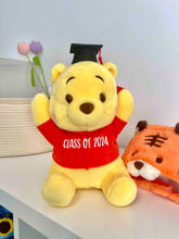 Load image into Gallery viewer, Graduation Winnie The Pooh Plushie| Personalized Plush