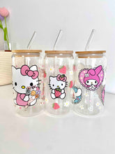 Load image into Gallery viewer, Hello Kitty Glass Can 16+OZ | Sanrio Friends