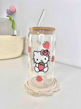 Load image into Gallery viewer, Hello Kitty Glass Can 16+OZ | Sanrio Friends