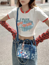 Load image into Gallery viewer, Stitch Denim Handbag | Crossbody Bag