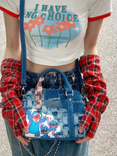 Load image into Gallery viewer, Stitch Denim Handbag | Crossbody Bag