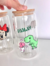 Load image into Gallery viewer, Dinosaur Glass Can 16+OZ | The Dinos Glass