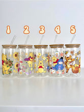 Load image into Gallery viewer, Winnie the Pooh Glass Can 16+OZ | Winnie and Friends Glass
