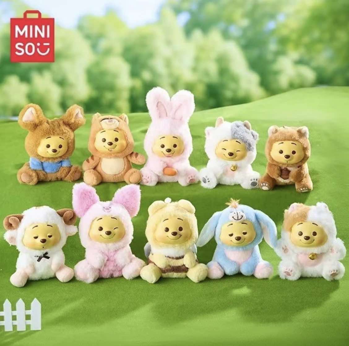 Winnie the Pooh Keyring Plush Blind Box – SugarMilkAngel