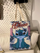 Load image into Gallery viewer, Stitch Vintage Tote Bag | Jacquard Fabric