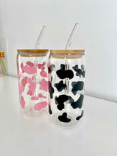 Load image into Gallery viewer, Cow Print Glass | Choose Color