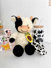 Load image into Gallery viewer, Sunflower Cow Bundle | Cow Print Starbucks | Glass