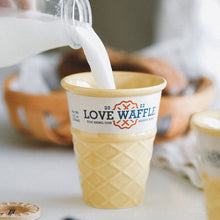 Load image into Gallery viewer, Ice Cream Ceramic Mug | Waffle Coffee Mug 8+ oz
