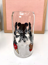 Load image into Gallery viewer, Stitch Glass Can 16+OZ | Color Changing Hidden Messages - SugarMilkAngel