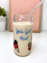 Load image into Gallery viewer, Stitch Glass Can 16+OZ | Color Changing Hidden Messages - SugarMilkAngel