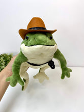 Load image into Gallery viewer, Cowboy Frog Plushie | Weighted Plushie
