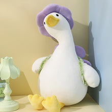 Load image into Gallery viewer, Purple Daisy Goose Plush | Duck Plushie
