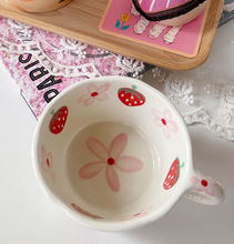 Load image into Gallery viewer, Cute Strawberry Mug | Handmade Ceramic Mug