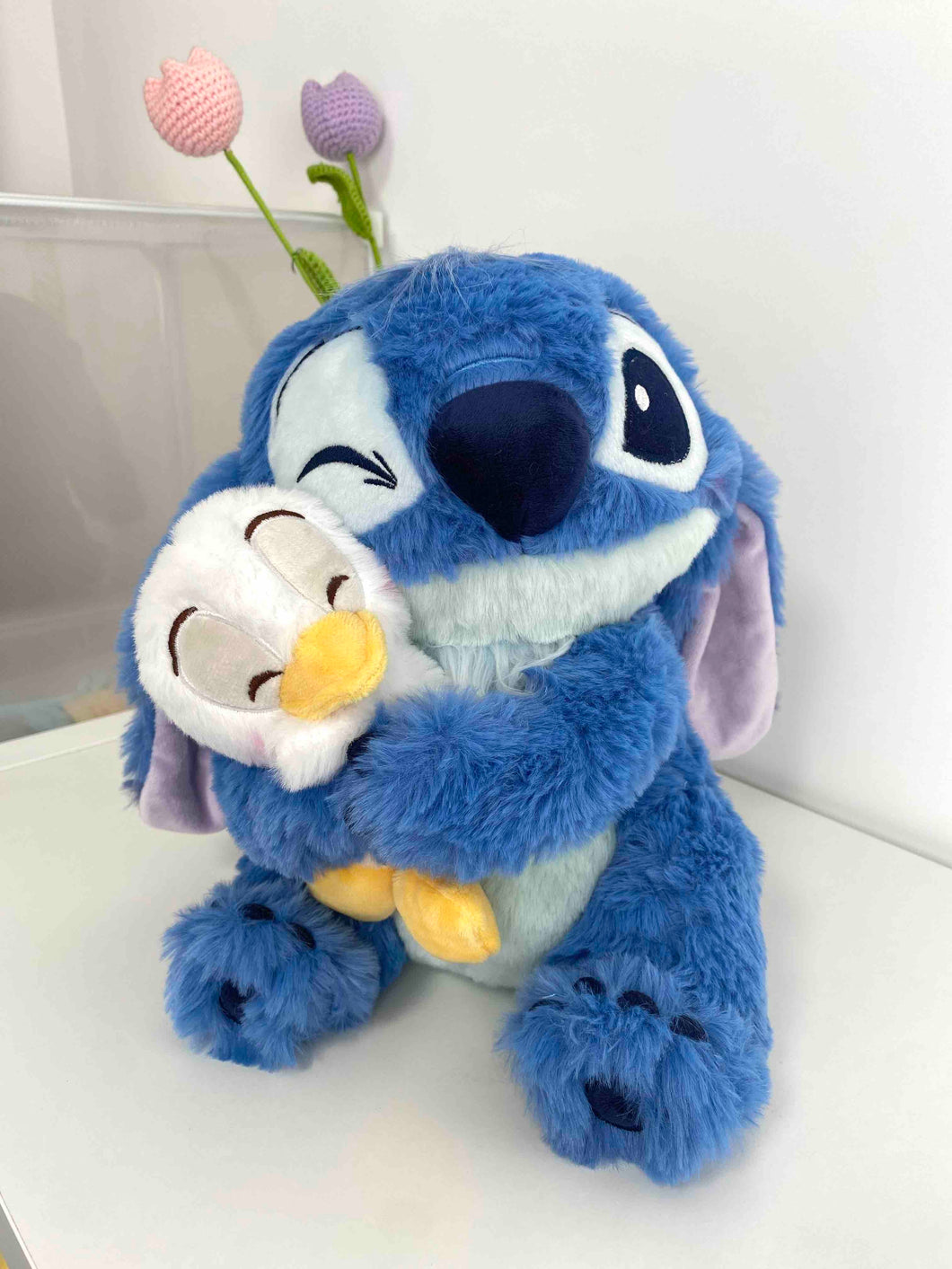 Stitch Holding Duck Plushie | Stitch Hug Donald Duck