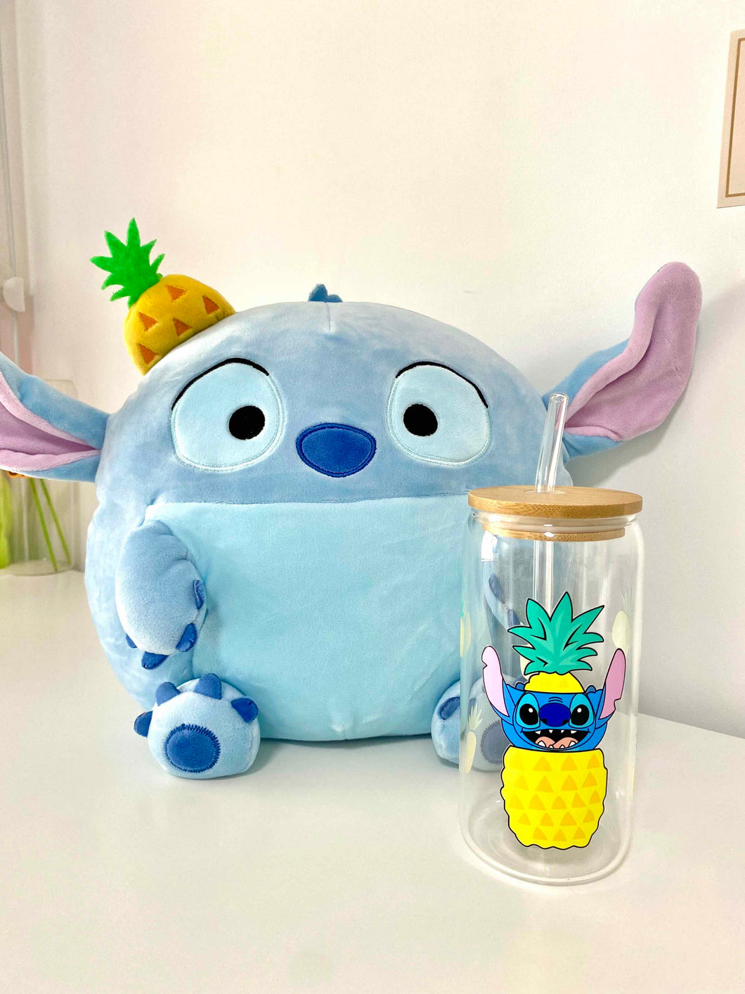 Pineapple Stitch Bundle | Summer | 12 Inch Plush + Cup