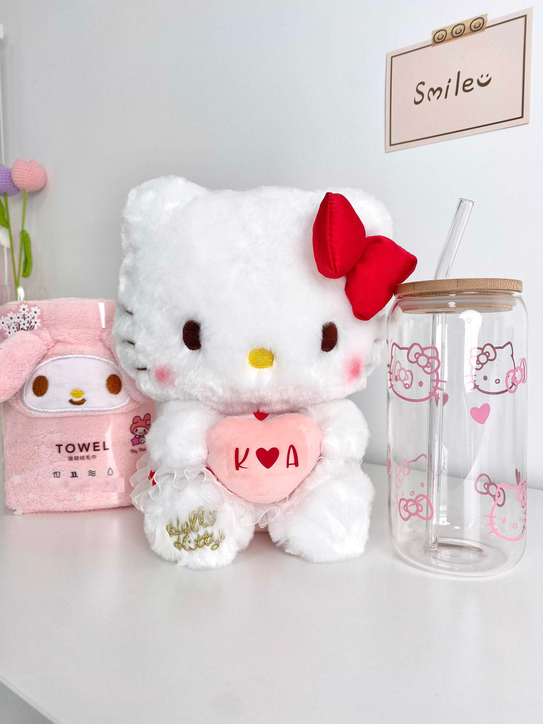 Set Bambola Zaino Hello Kitty | Peluche 40,6 Cm Con Cinghie Regolabili | Esclusivo Con Adesivi | Regalo Per Bambine