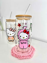 Load image into Gallery viewer, Christmas Hello Kitty Glass Can 16+OZ | Gingerbread | Grinch

