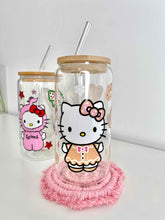 Load image into Gallery viewer, Christmas Hello Kitty Glass Can 16+OZ | Gingerbread | Grinch
