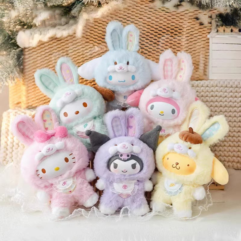 Sanrio Elf Bunny Vinyl Keyring Plush Blind Box