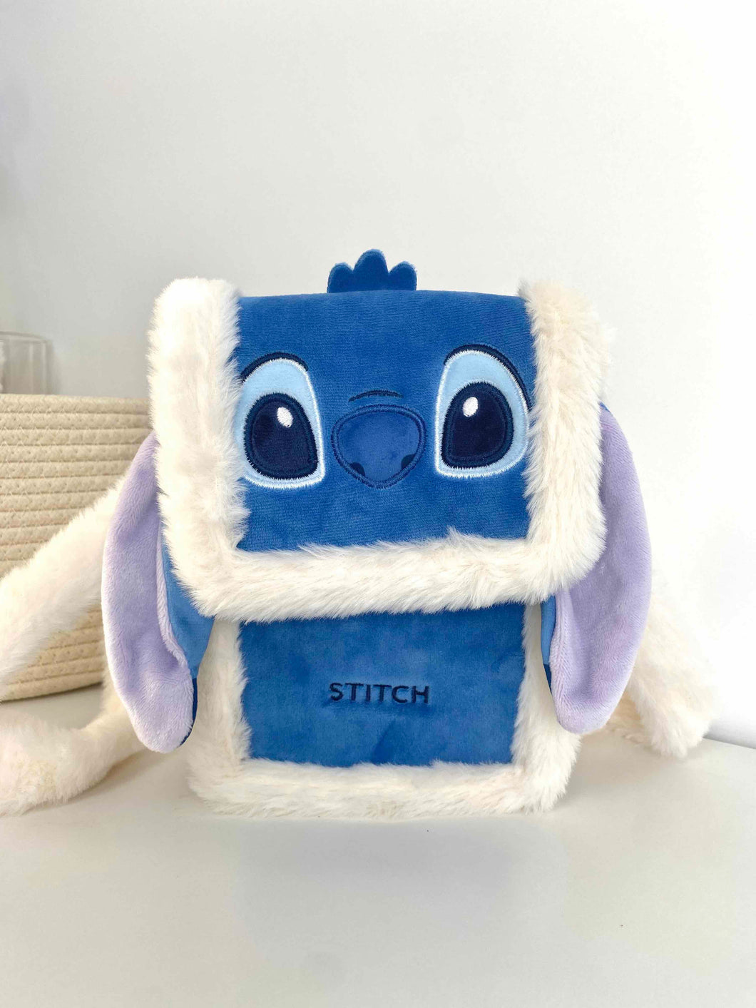 Stitch Fluffy Crossbody Bag