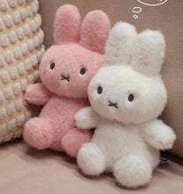 Load image into Gallery viewer, Miffy Sitting Plushie | White | Pink | Strawberry

