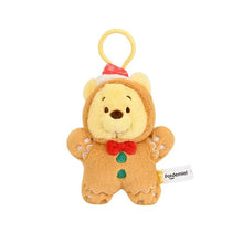 Load image into Gallery viewer, Snowman Stitch Keyring Plushie | Gingerbread Winnie the Pooh | Christmas
