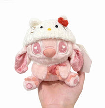 Load image into Gallery viewer, Stitch Holding Flowers Keyring Plushie | Eeyore | Winnie the Pooh
