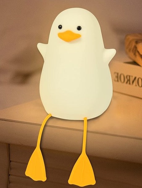Benson the Duck Lamp | Emotional Support Night Light | Rechargeable | Touch Control