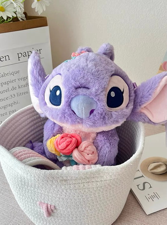 Angel With Flowers Plushie | Stitch Plushie | Hidden Pocket