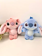 Load image into Gallery viewer, Stitch And Angel Couple/Bestie Keyrings | Matching Keychain | Plushie
