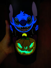 Load image into Gallery viewer, Halloween Stitch Starbucks Cold Cup|Glow in Night - SugarMilkAngel
