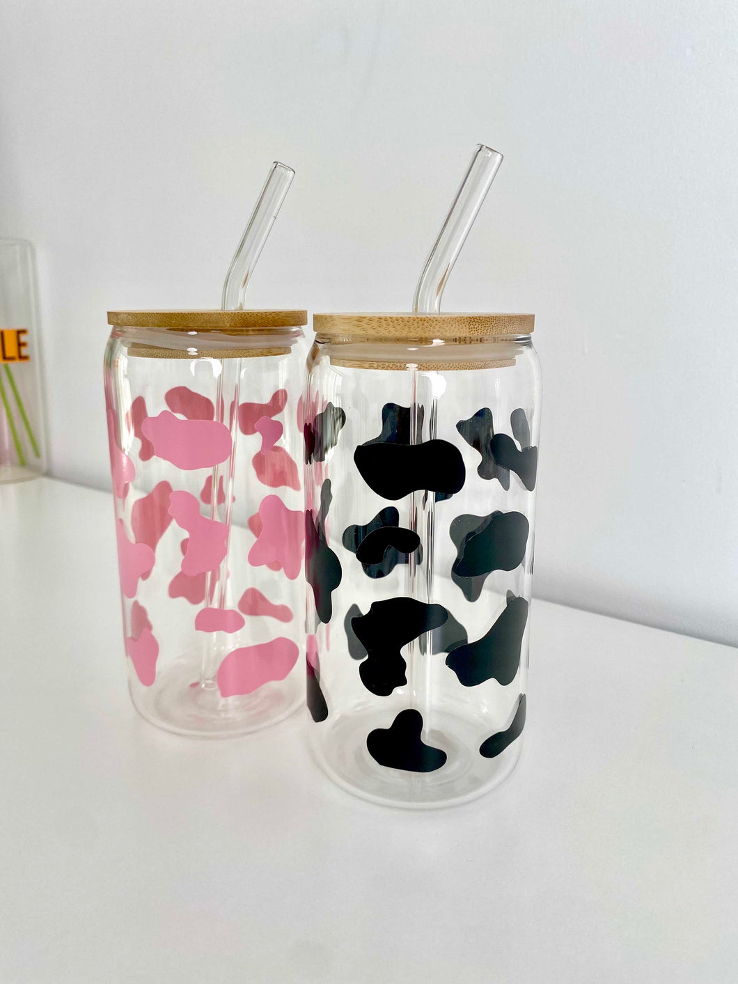 Cow Print Glass | Choose Color