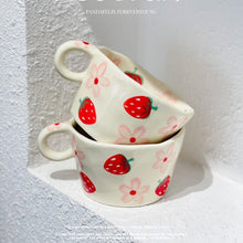 Load image into Gallery viewer, Cute Strawberry Mug | Handmade Ceramic Mug
