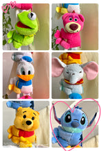 Load image into Gallery viewer, Disney HugMe Baby Plushies | Cutie Cuffs | Stitch | Winnie the Pooh | Dumbo | Donald Duck | Frog - SugarMilkAngel
