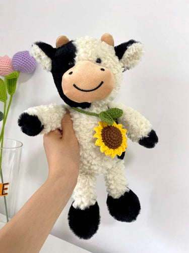 Sunflower Cow Plushie - SugarMilkAngel