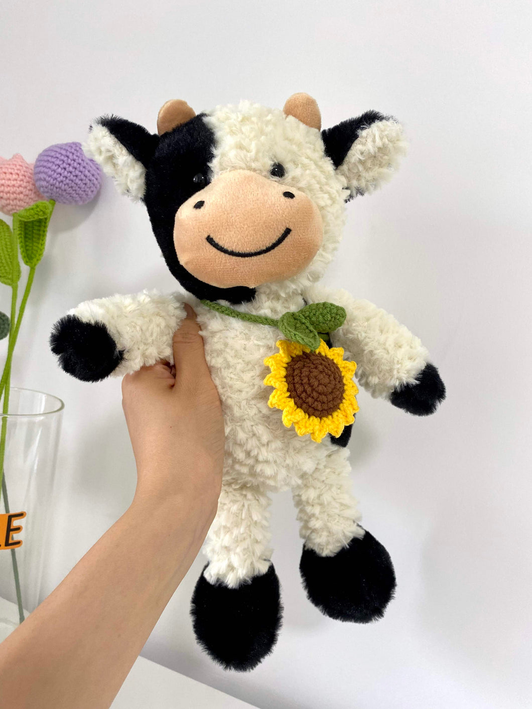 Sunflower Cow Plushie - SugarMilkAngel