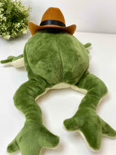 Load image into Gallery viewer, Cowboy Frog Plushie | Weighted Plushie
