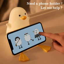 Load image into Gallery viewer, Benson the Duck Lamp | Emotional Support Night Light | Rechargeable | Touch Control
